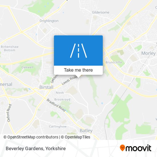 Beverley Gardens map