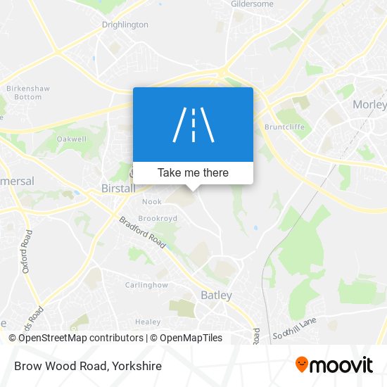 Brow Wood Road map