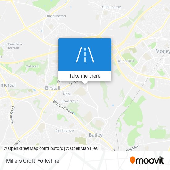 Millers Croft map