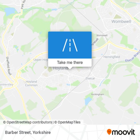 Barber Street map