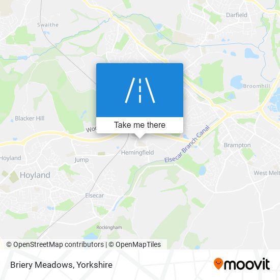 Briery Meadows map