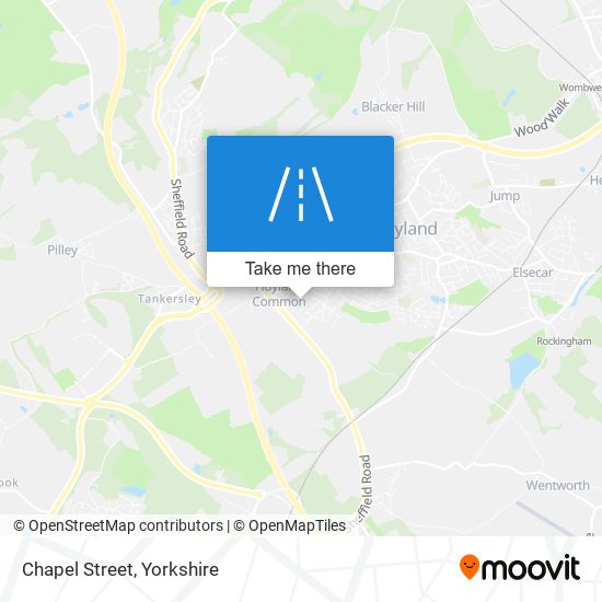 Chapel Street map