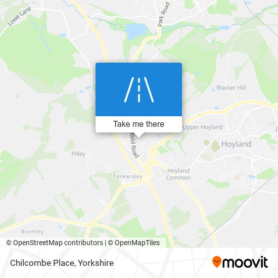 Chilcombe Place map