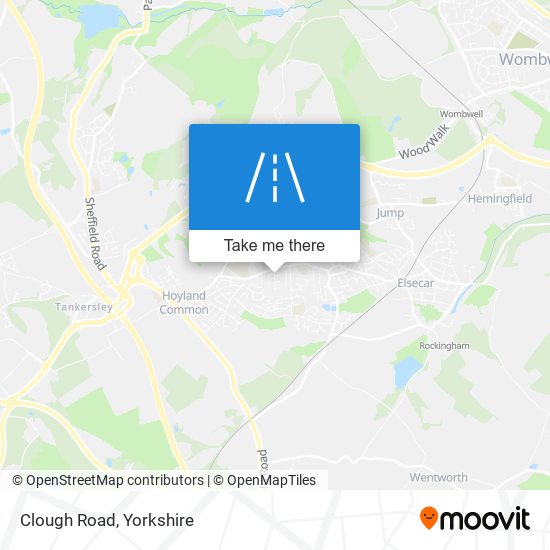 Clough Road map