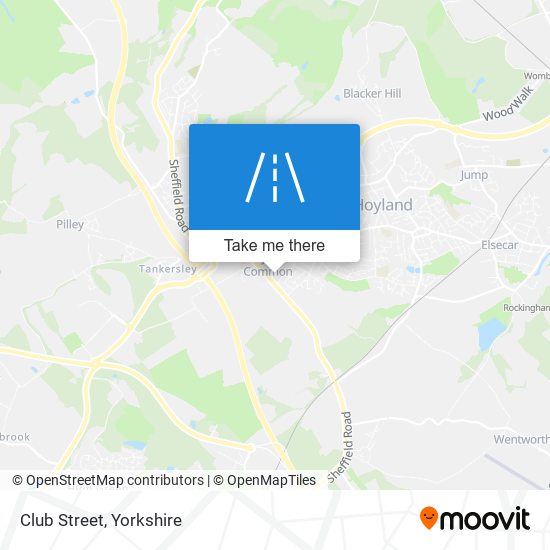 Club Street map