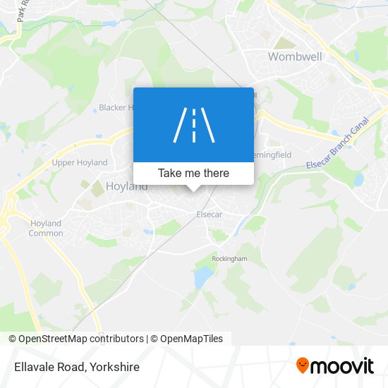 Ellavale Road map