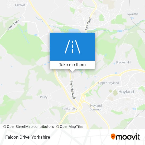 Falcon Drive map