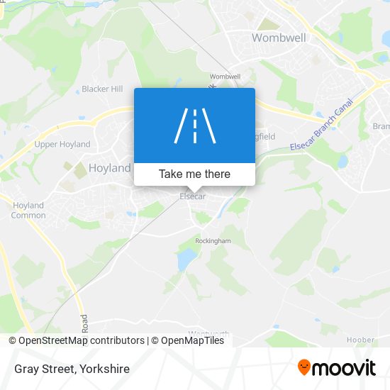 Gray Street map