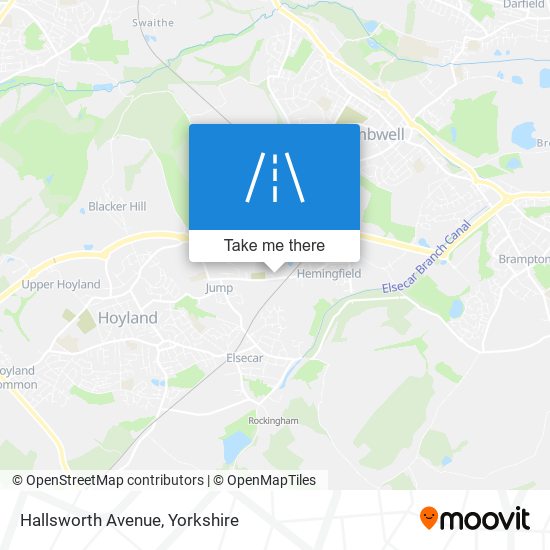 Hallsworth Avenue map