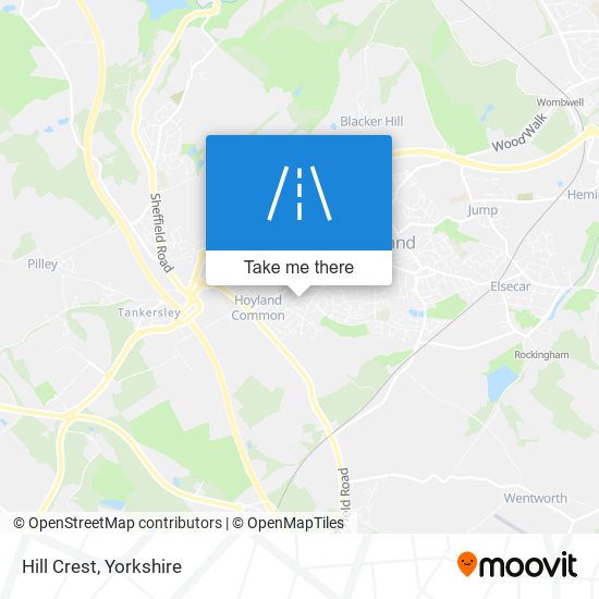 Hill Crest map