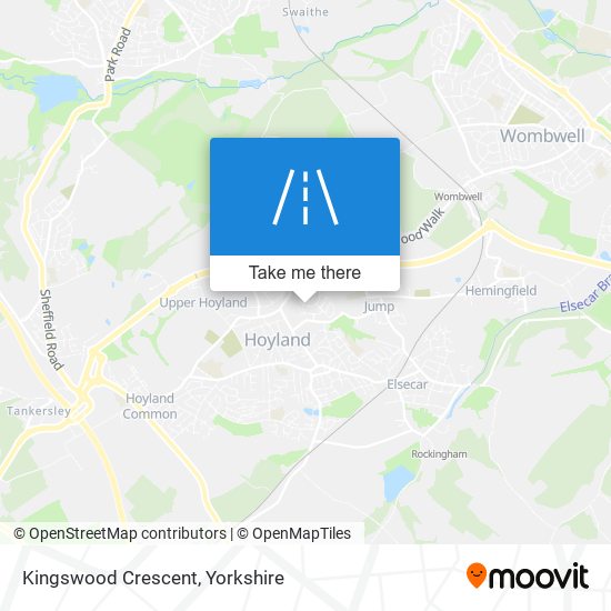 Kingswood Crescent map