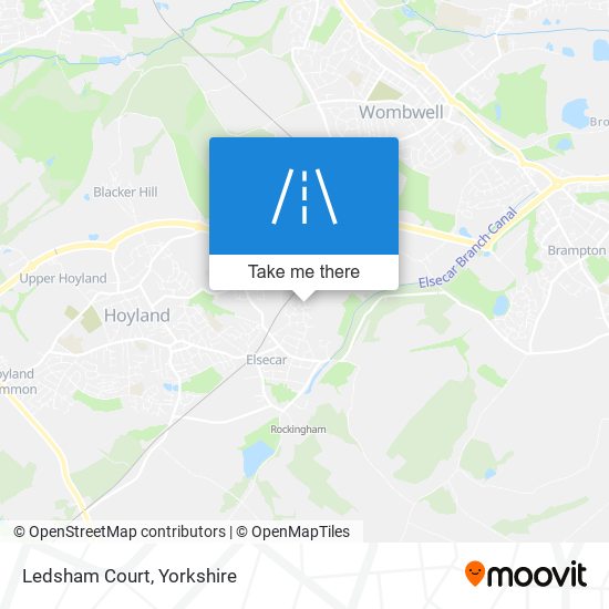 Ledsham Court map