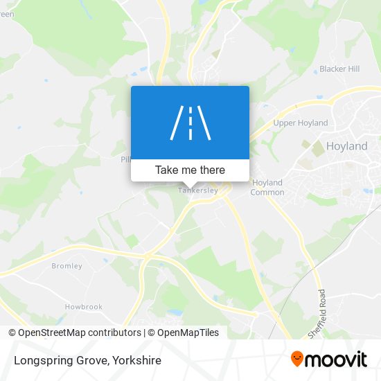 Longspring Grove map