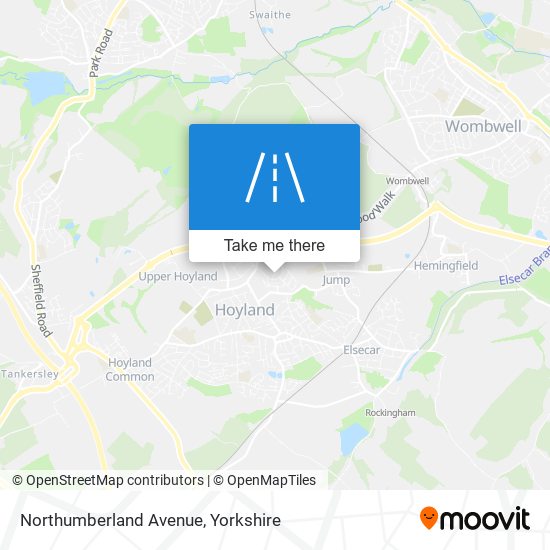 Northumberland Avenue map
