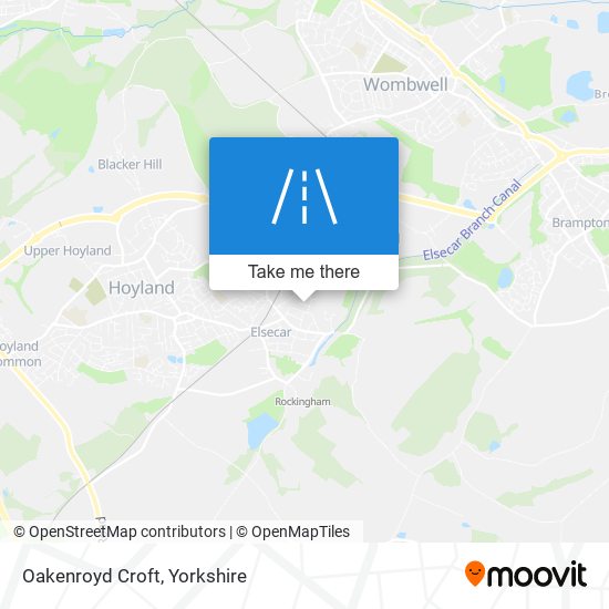 Oakenroyd Croft map