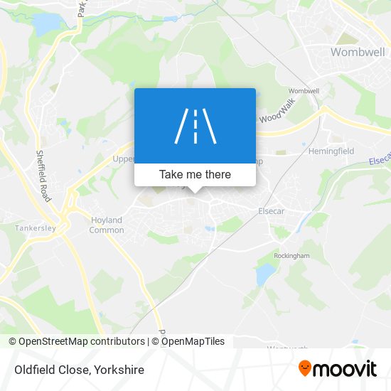 Oldfield Close map