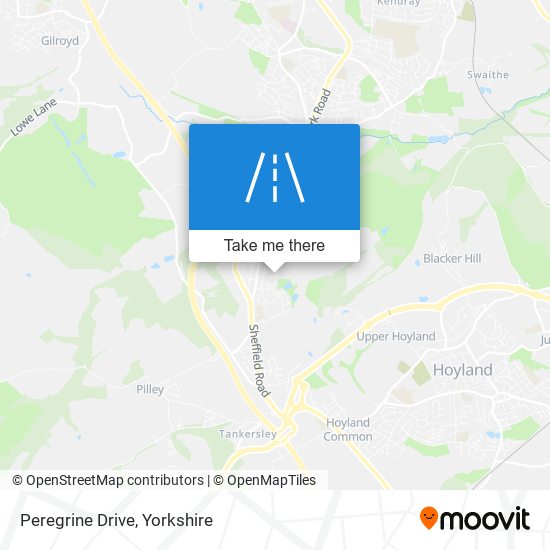 Peregrine Drive map