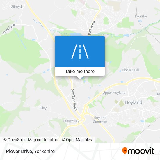 Plover Drive map