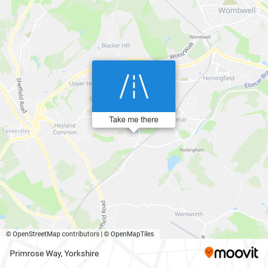 Primrose Way map