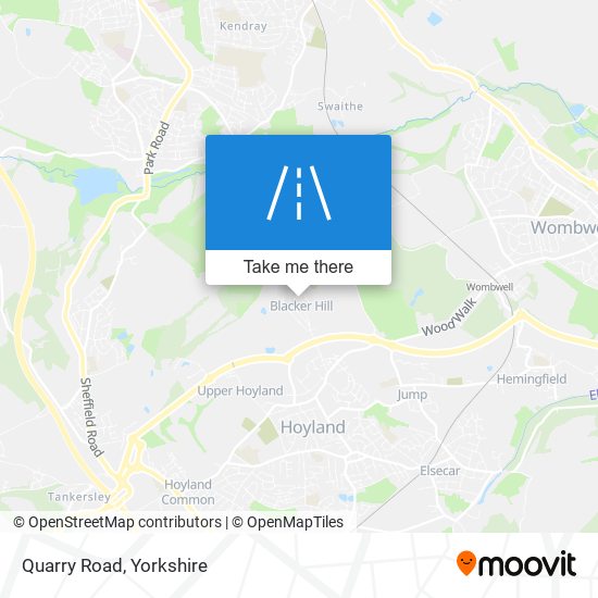 Quarry Road map