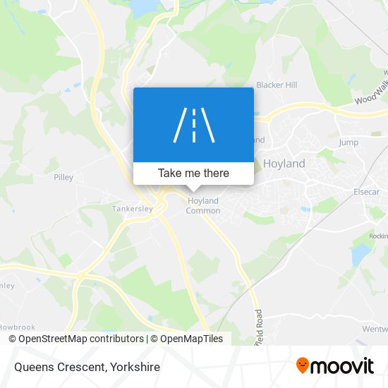 Queens Crescent map