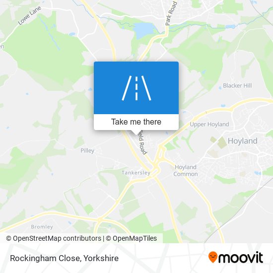 Rockingham Close map