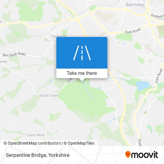 Serpentine Bridge map