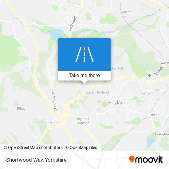 Shortwood Way map
