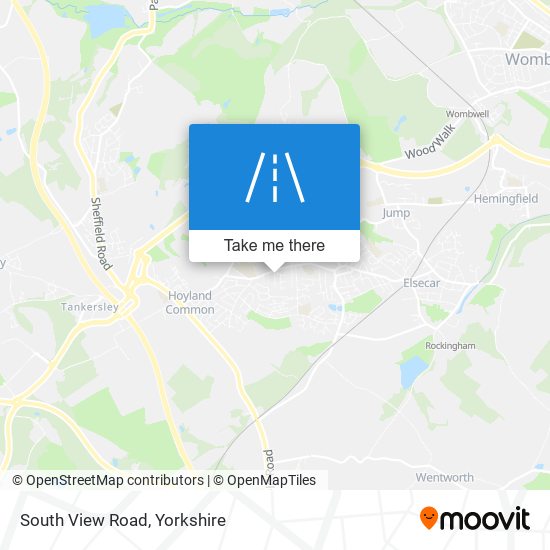 South View Road map