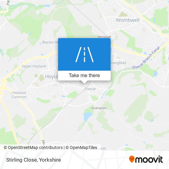 Stirling Close map
