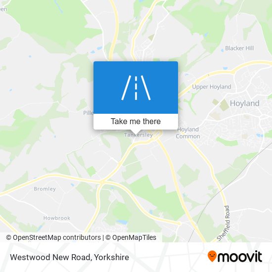 Westwood New Road map