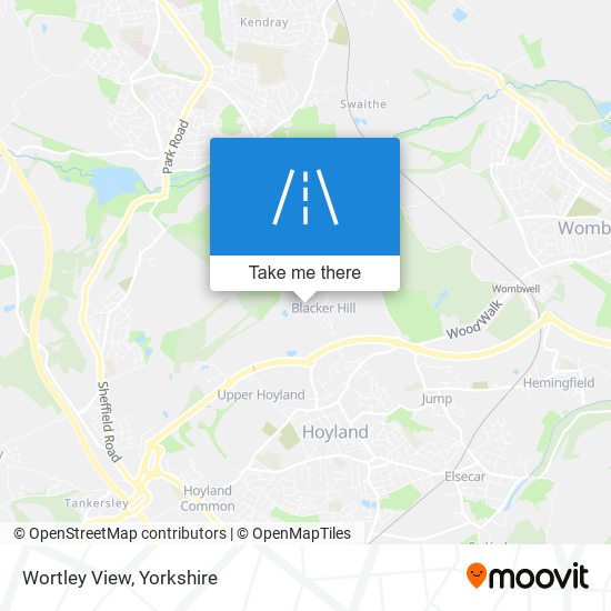 Wortley View map