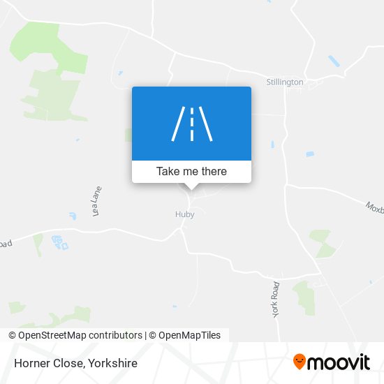 Horner Close map
