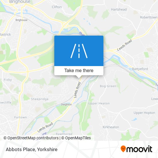 Abbots Place map