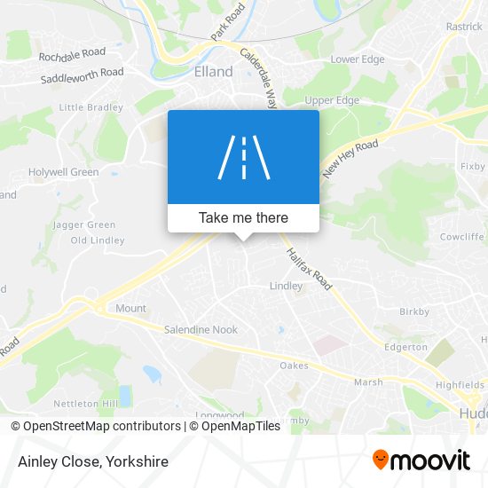 Ainley Close map