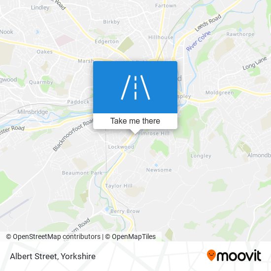 Albert Street map