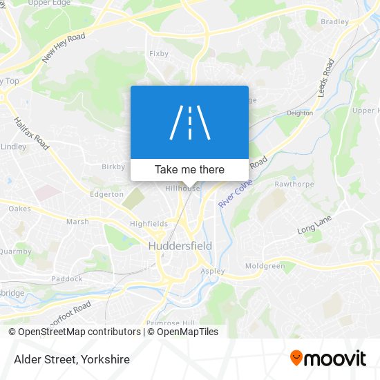 Alder Street map
