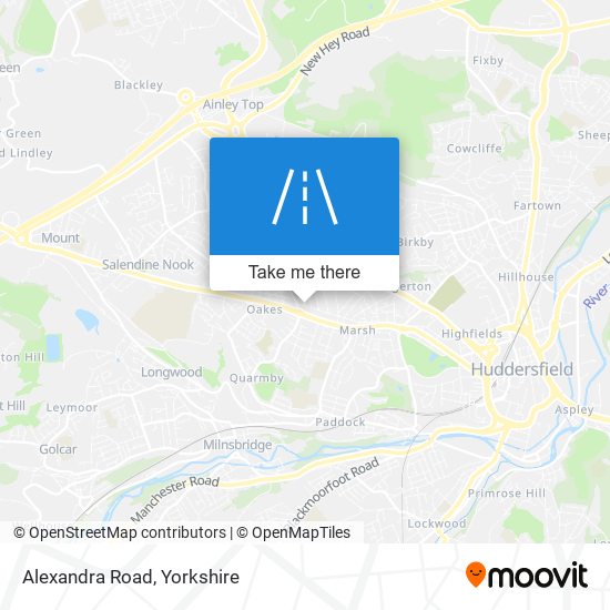 Alexandra Road map