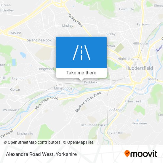 Alexandra Road West map