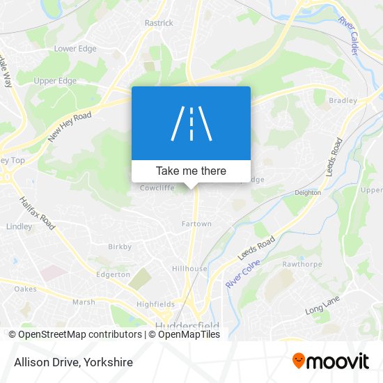Allison Drive map