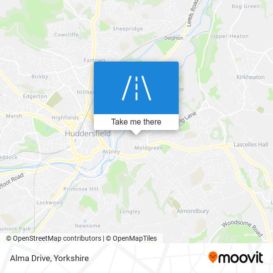 Alma Drive map