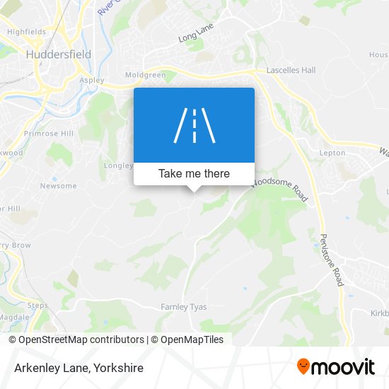 Arkenley Lane map