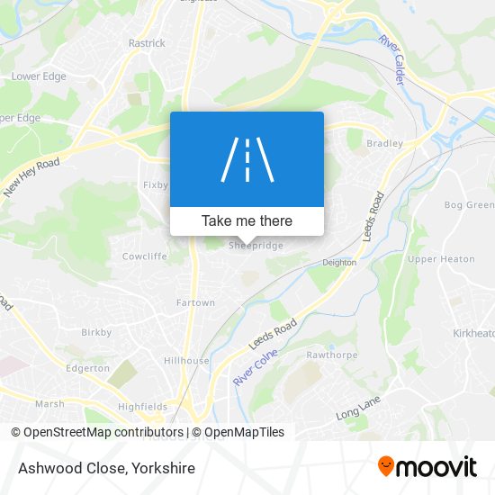 Ashwood Close map