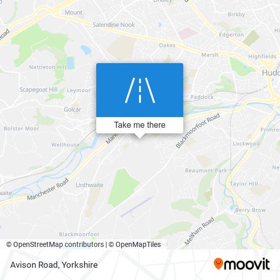 Avison Road map