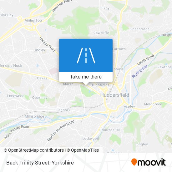 Back Trinity Street map