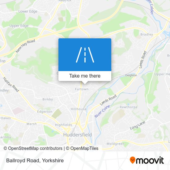Ballroyd Road map