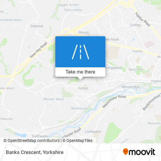 Banks Crescent map