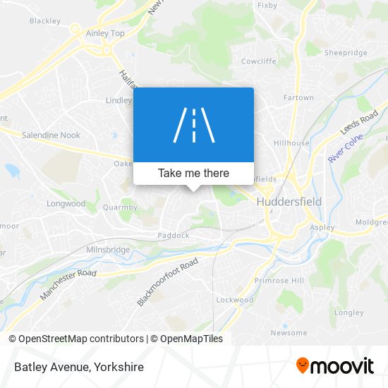Batley Avenue map