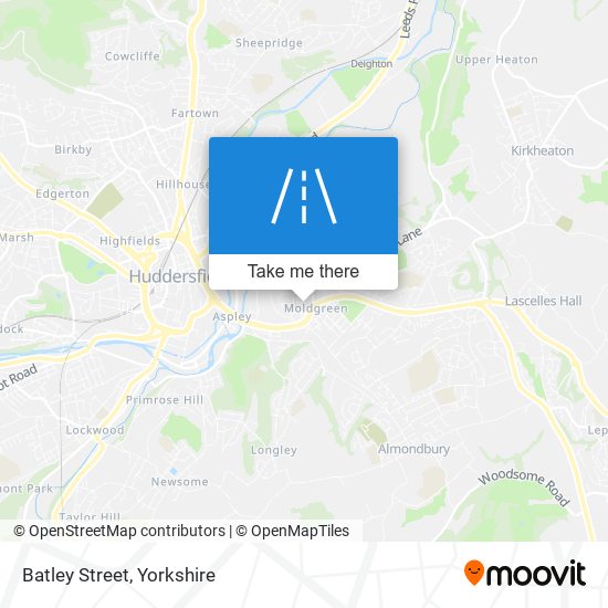 Batley Street map