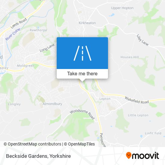 Beckside Gardens map